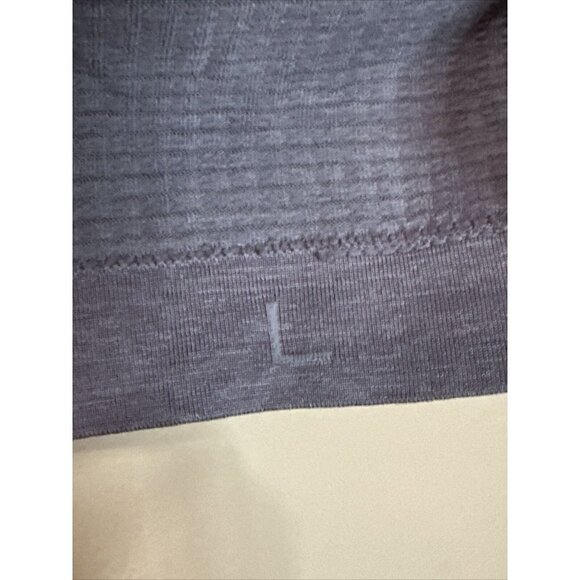 Lululemon Long Sleeve Swifty Pullover Purple Ash Men Size L R26 - Picture 6 of 6